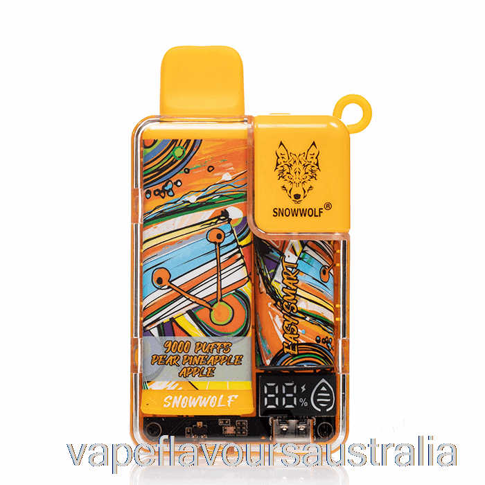 Vape Australia Snowwolf Easy Smart EA9000 Disposable Pear Pineapple Apple
